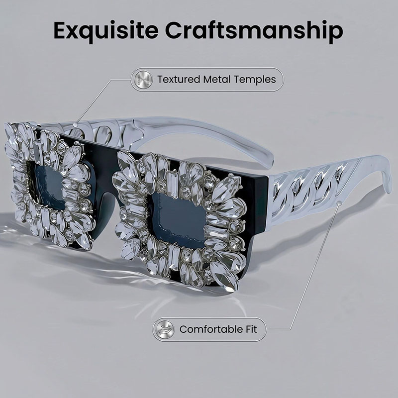Exaggerated Bling Rhinestone S - огляд і ціна Sunglass Retainer Cord