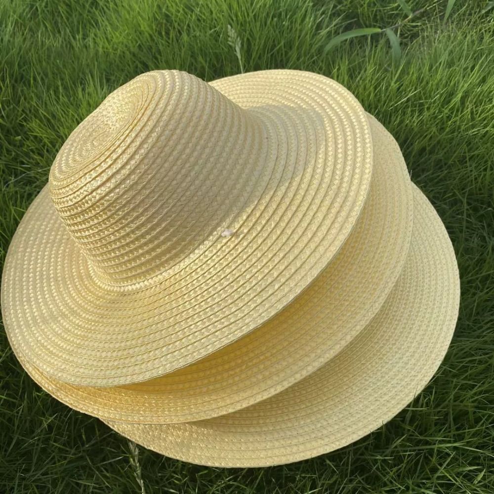 Summer Wide Brim Straw Hat wit - огляд і ціна Bucket Hat Straw