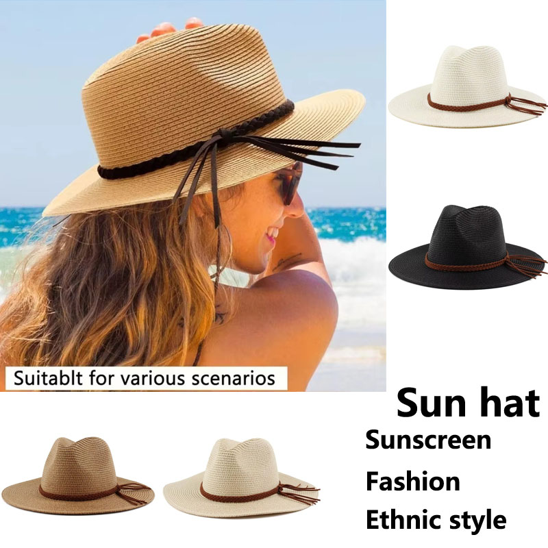 2025 New Straw Hat for Women M - огляд і ціна Bucket Hat Straw